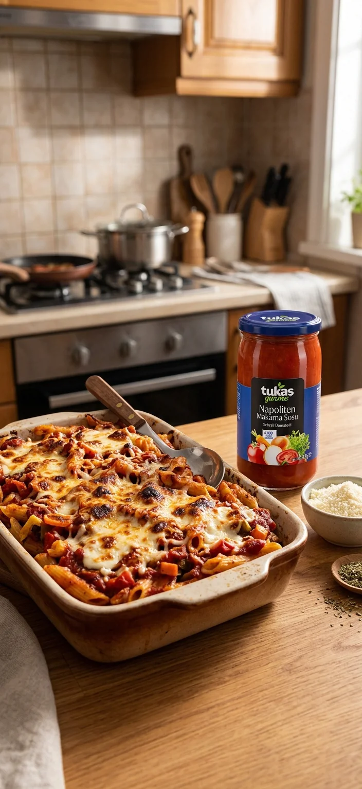 Napolitan Soslu Fırın Makarna
